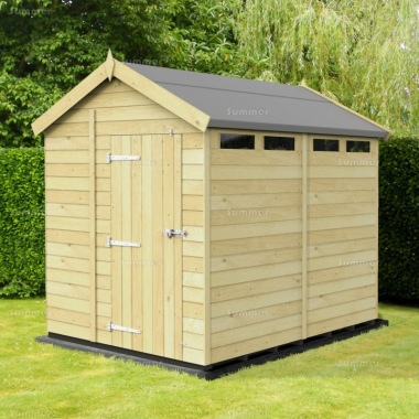 Pressure Treated Apex Security Shed 146 - Fast Delivery, Many Possible Designs Pressure Treated Apex Security Shed 146 - Fast Delivery, Many Possible Designs