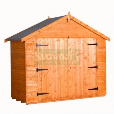 Reverse Apex Shed 230 - Shiplap, Double Door